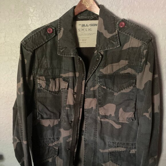 All-Son Mens Camo Jacket (M) - Picture 1 of 5